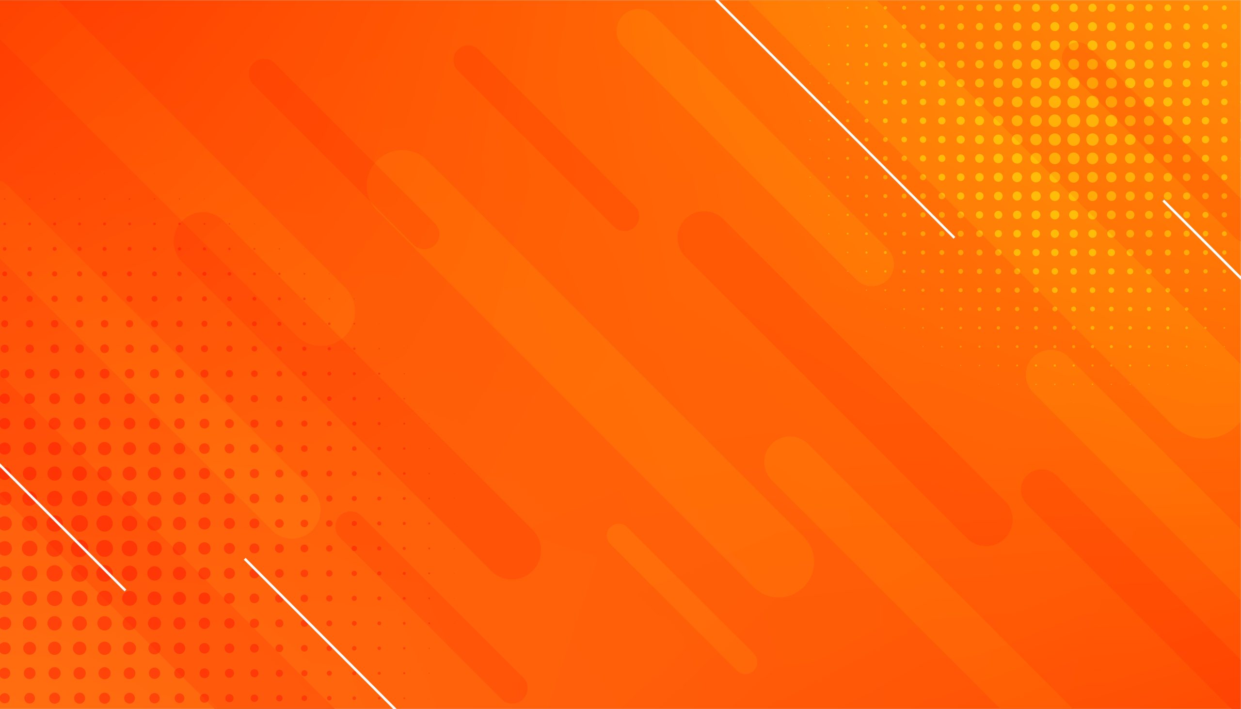 abstract orange background with lines and halftone effect